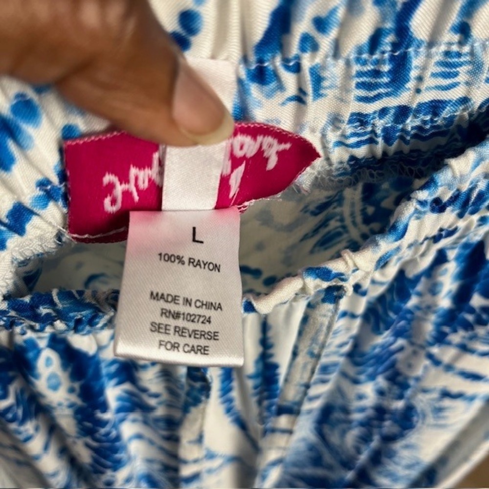 Hester & Orchard Sz L Dye Wide‎ Leg Lounge Pants Stretchy Flowy Beachy Comfort - Picture 10 of 11